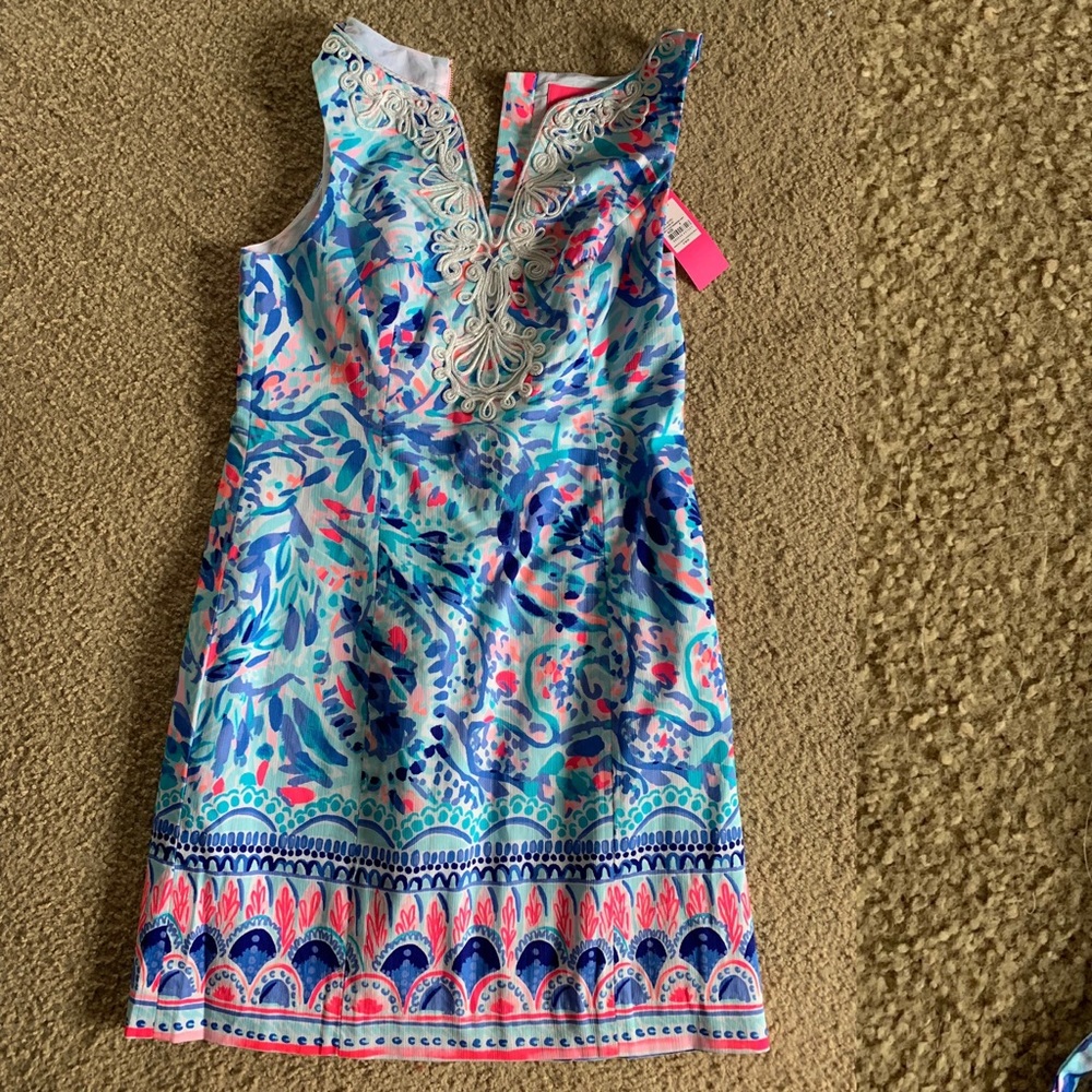 NWT lilly Pulitzer gabby shift party wave 4